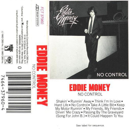 Eddie Money : No Control (Cass, Album, RE, Dol)