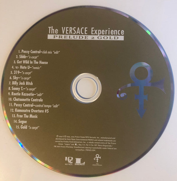 The Artist (Formerly Known As Prince) : The Versace Experience - Prelude 2 Gold (CD, RE)