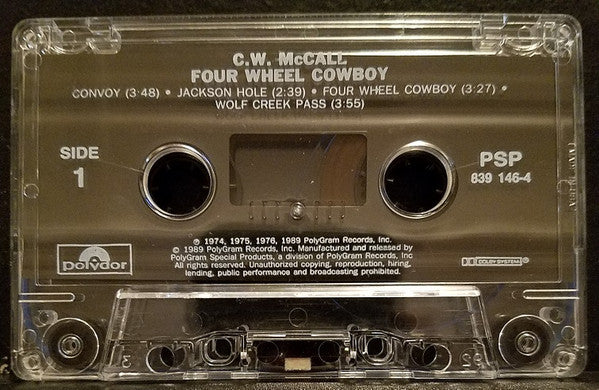 C.W. McCall : Four Wheel Cowboy (Cass, Comp)