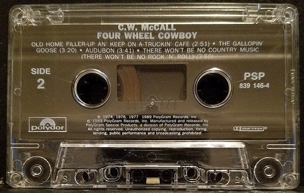 C.W. McCall : Four Wheel Cowboy (Cass, Comp)