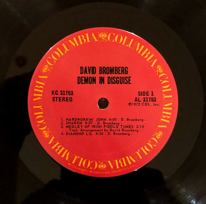 David Bromberg : Demon In Disguise (LP, Album, Pit)