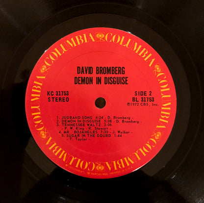 David Bromberg : Demon In Disguise (LP, Album, Pit)