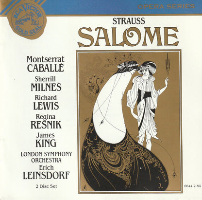 Strauss* – Montserrat Caballé • Sherrill Milnes • Richard Lewis (3) • Regina Resnik • James King (3) • London Symphony Orchestra • Erich Leinsdorf : Salome (2xCD, Album, RE, RM + Box, Sli)