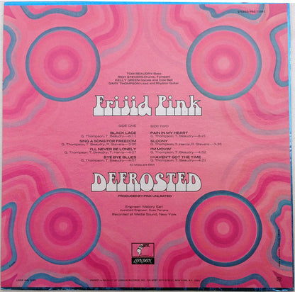 Frijid Pink : Defrosted (LP, Album)