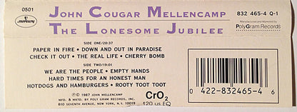 John Cougar Mellencamp : The Lonesome Jubilee (Cass, Album)