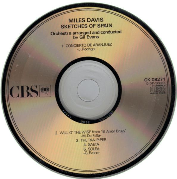 Miles Davis : Sketches Of Spain (CD, Album, RE)