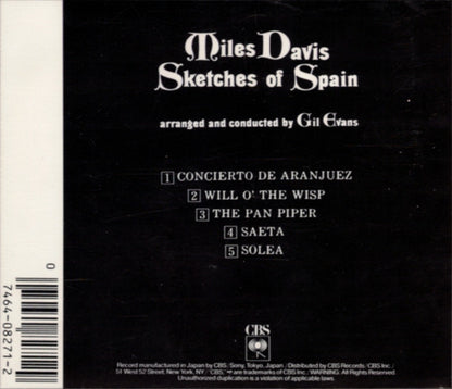 Miles Davis : Sketches Of Spain (CD, Album, RE)