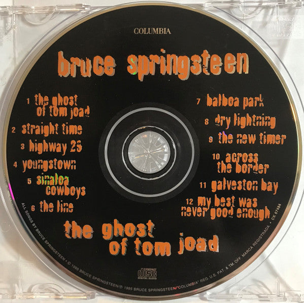 Bruce Springsteen : The Ghost Of Tom Joad (CD, Album)