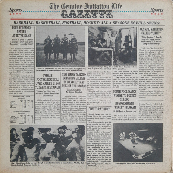 The 4 Seasons* : The Genuine Imitation Life Gazette (LP, Album, Promo)