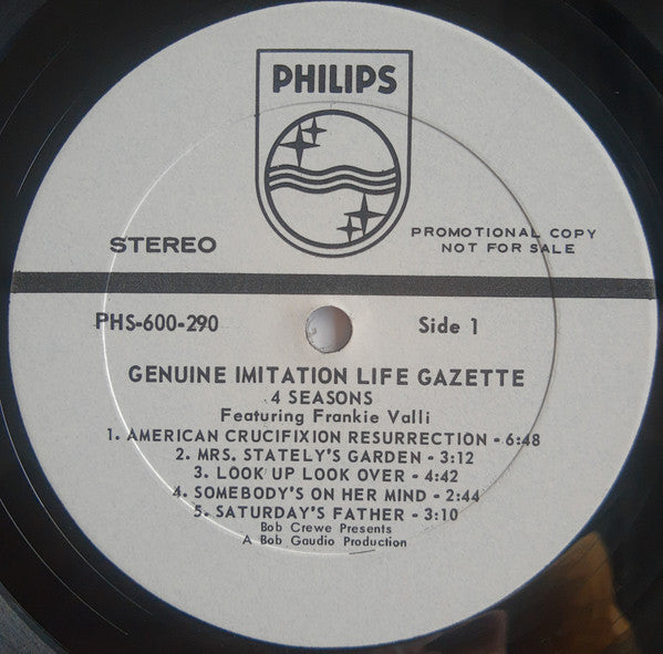 The 4 Seasons* : The Genuine Imitation Life Gazette (LP, Album, Promo)