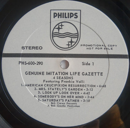 The 4 Seasons* : The Genuine Imitation Life Gazette (LP, Album, Promo)
