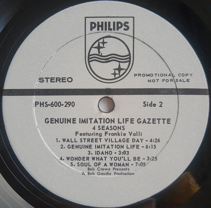 The 4 Seasons* : The Genuine Imitation Life Gazette (LP, Album, Promo)