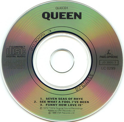 Queen : Seven Seas Of Rhye (CD, Mini, Maxi)