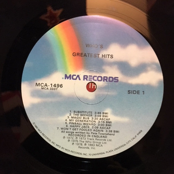 The Who : Greatest Hits (LP, Comp, RE)