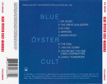 Blue Öyster Cult : Mirrors (CD, Album, RE)