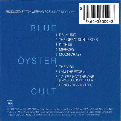 Blue Öyster Cult : Mirrors (CD, Album, RE)