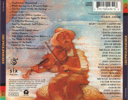 Darol Anger : Heritage (HDCD, Album)