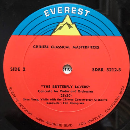 Chinese Conservatory Orchestra : Chinese Classical Masterpieces (LP, Album)