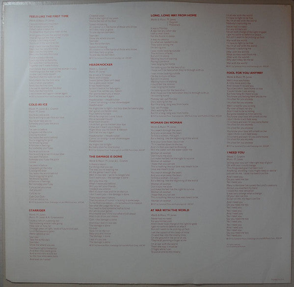 Foreigner : Foreigner (LP, Album, Club, PR)