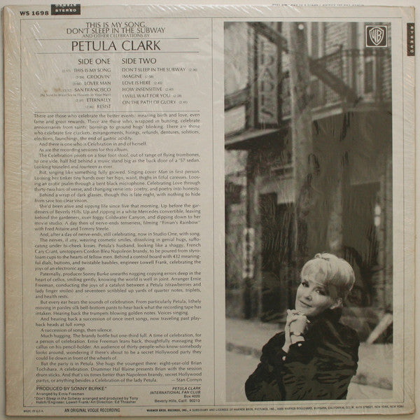 Pet Clark* : These Are My Songs (LP, Album)