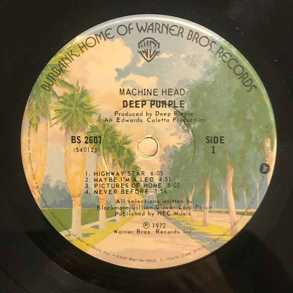 Deep Purple : Machine Head (LP, Album, RE, Win)