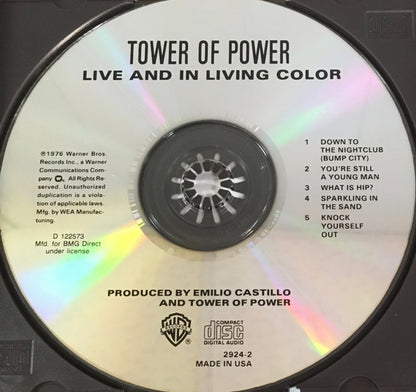 Tower Of Power : Live And In Living Color (CD, Album, Club, RE)