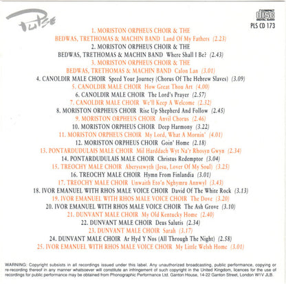 Various : Welsh Choral Classics (CD, Comp)