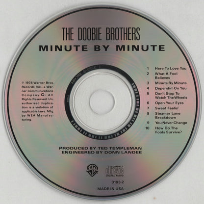 The Doobie Brothers : Minute By Minute (CD, Album, RE)