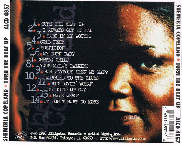 Shemekia Copeland : Turn The Heat Up (CDr, Album, RE)