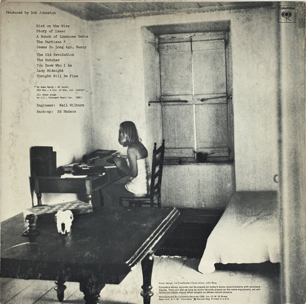Leonard Cohen : Songs From A Room (LP, Album, San)