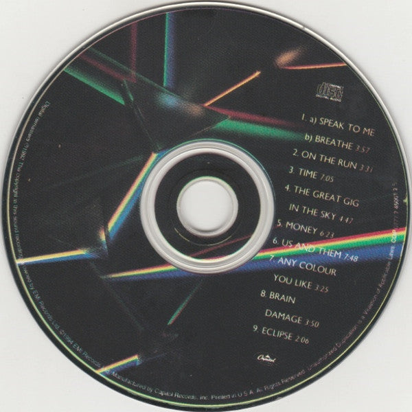 Pink Floyd : Dark Side Of The Moon (CD, Album, RE, RM)