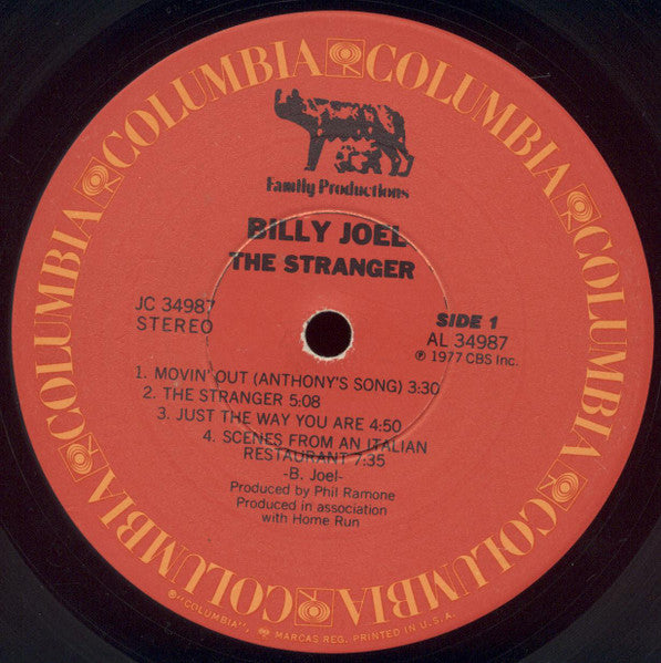 Billy Joel : The Stranger (LP, Album, NAM)