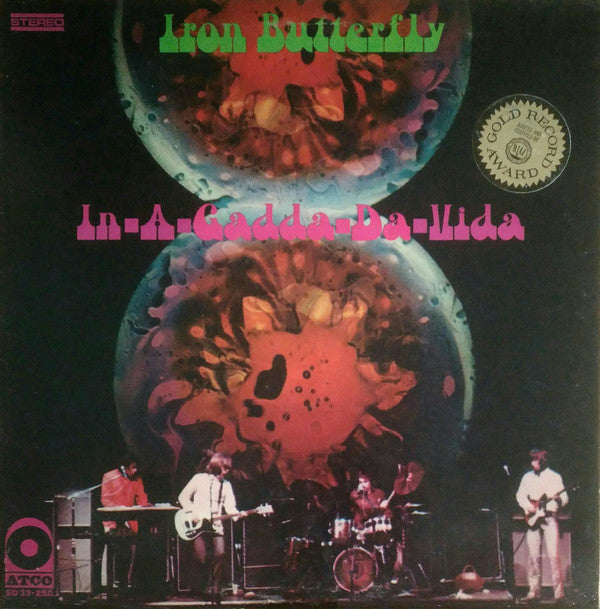 Iron Butterfly : In-A-Gadda-Da-Vida (LP, Album, RP, Mis)