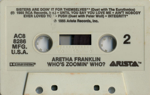Aretha Franklin : Who's Zoomin' Who? (Cass, Album, Dol)