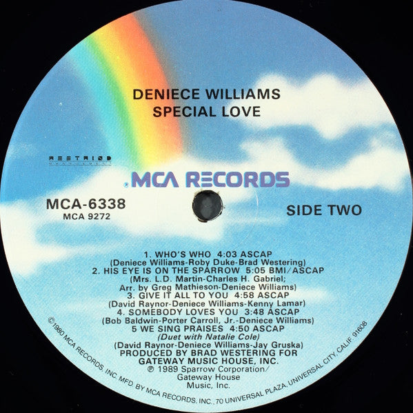 Deniece Williams : Special Love (LP, Album)