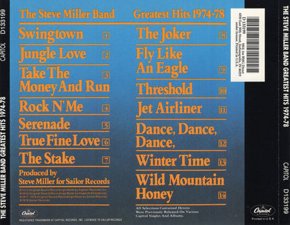The Steve Miller Band* : Greatest Hits 1974-78 (CD, Comp, Club, RE, RP)