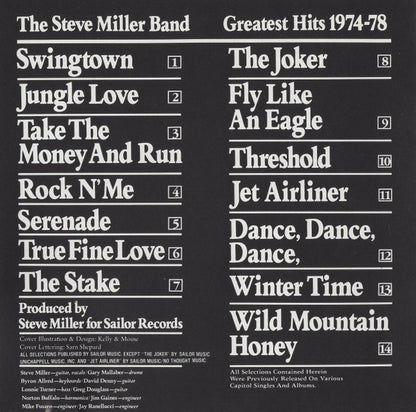 The Steve Miller Band* : Greatest Hits 1974-78 (CD, Comp, Club, RE, RP)