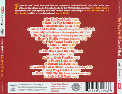 Canned Heat : The Very Best Of Canned Heat (CD, Comp, RM, Cin)