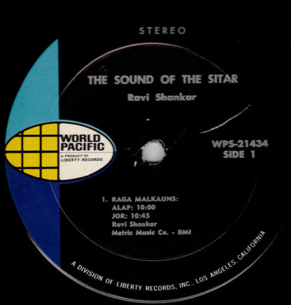 Ravi Shankar, Alla Rakha : Sound Of The Sitar (LP, Album)