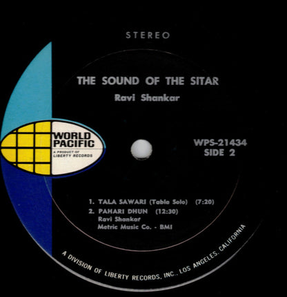 Ravi Shankar, Alla Rakha : Sound Of The Sitar (LP, Album)