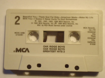 Oak Ridge Boys* : Oak Ridge Boys Greatest Hits 2 (Cass, Comp, Club)