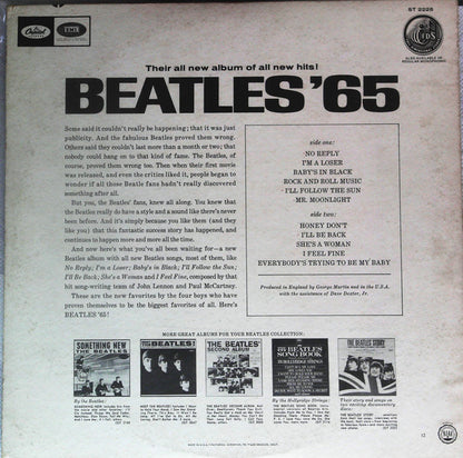 The Beatles : Beatles '65 (LP, Album, RE, Win)
