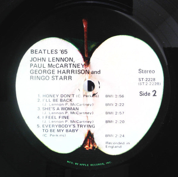 The Beatles : Beatles '65 (LP, Album, RE, Win)