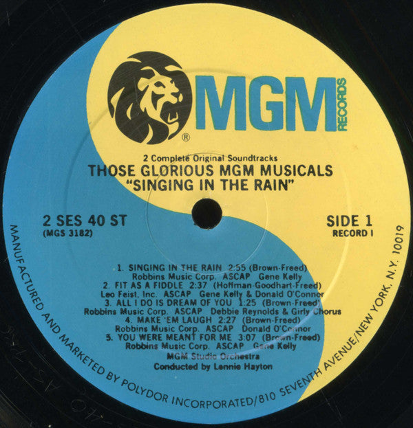 Various : Those Glorious MGM Musicals - Singin' In The Rain And Easter Parade (2xLP, Comp, Ltd, Gat)