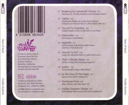 Freddie Roulette : Man Of Steel (CD, Album)