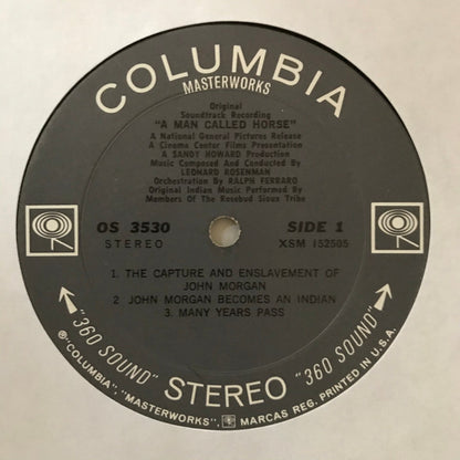 Leonard Rosenman : A Man Called Horse (Original Soundtrack Recording) (LP, Album, Pit)