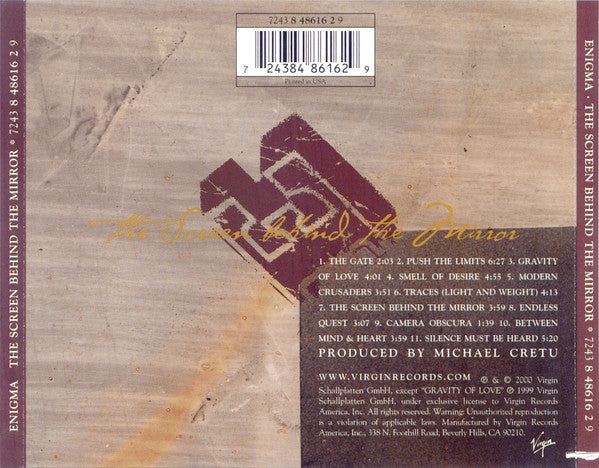 Enigma : The Screen Behind The Mirror (CD, Album)