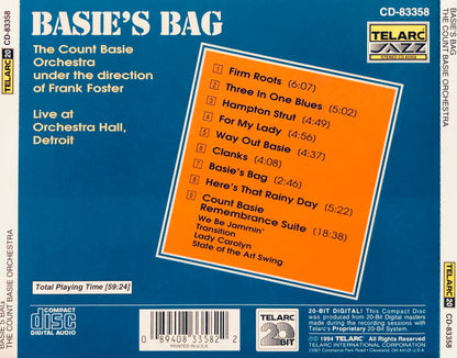 The Count Basie Orchestra* Under The Direction Of  Frank Foster : Basie's Bag (CD, Album)