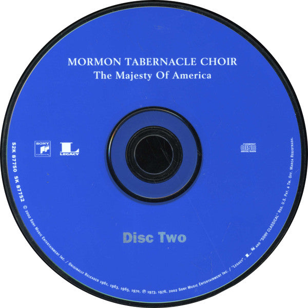 Mormon Tabernacle Choir : The Majesty Of America (2xCD, Comp)