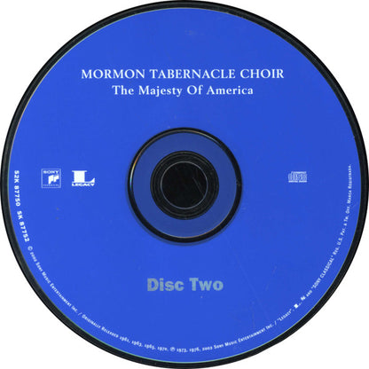 Mormon Tabernacle Choir : The Majesty Of America (2xCD, Comp)